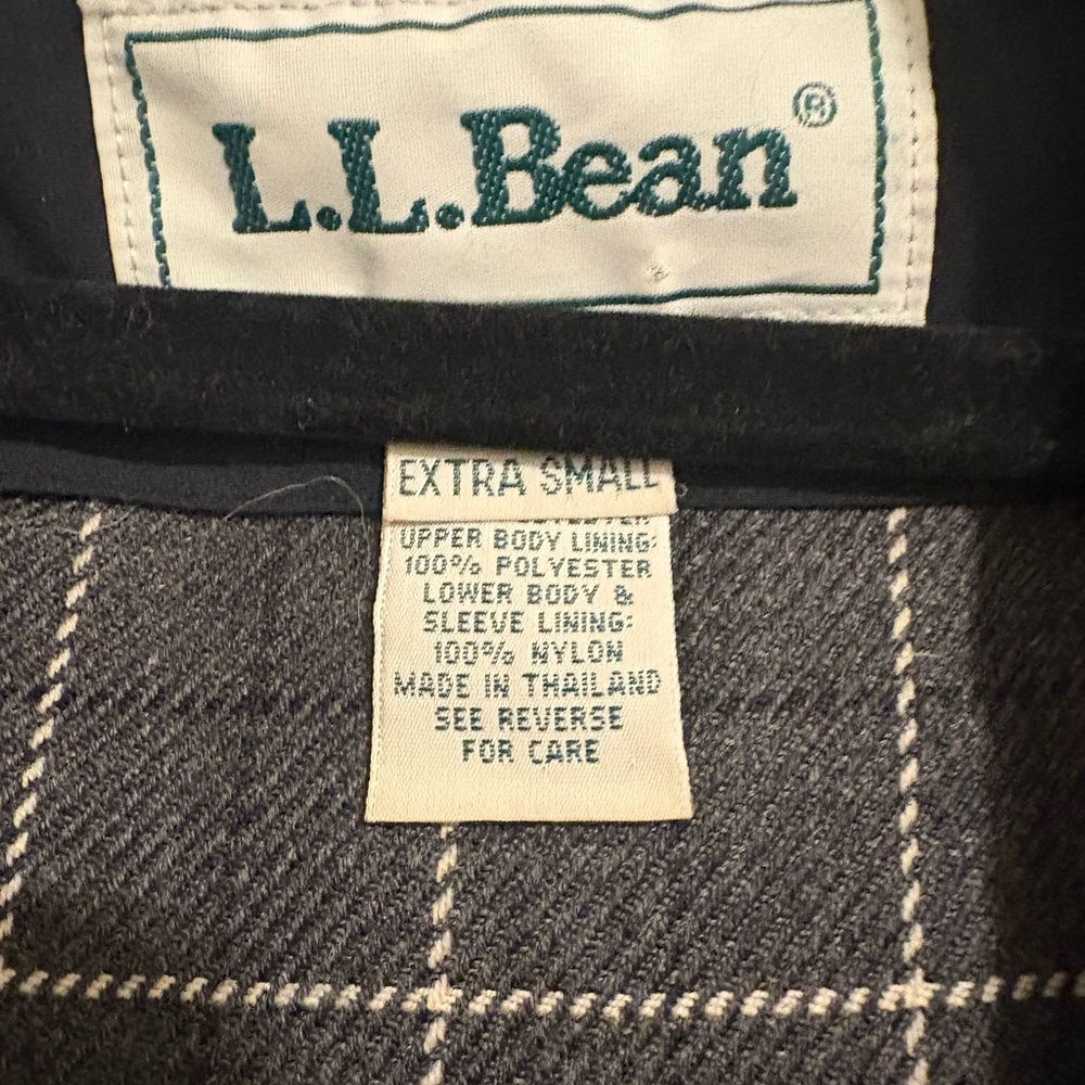L.L. Bean BlackTrench Coat
